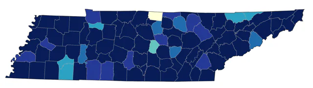 Fox Sparrow county map