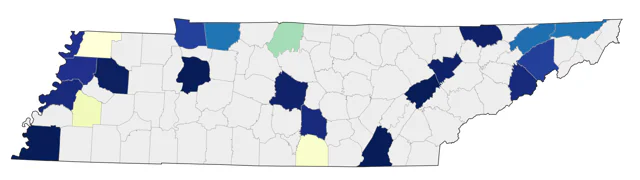 Glossy Ibis county map