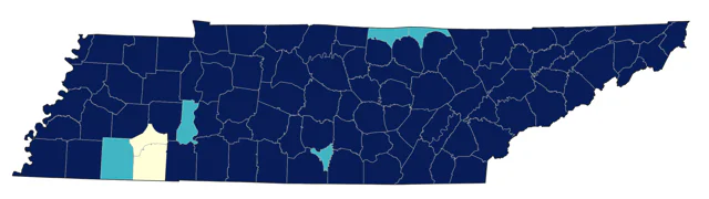 Gray Catbird county map