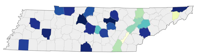 Graylag Goose county map