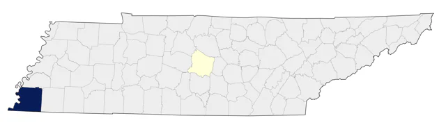 Great Shearwater county map