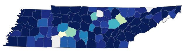 Greater Yellowlegs county map