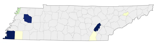 Inca Dove county map