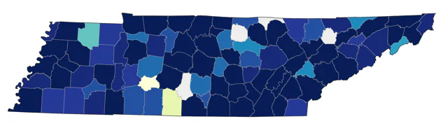 Least Sandpiper county map