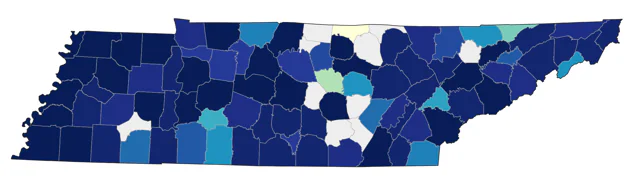 Lincoln's Sparrow county map
