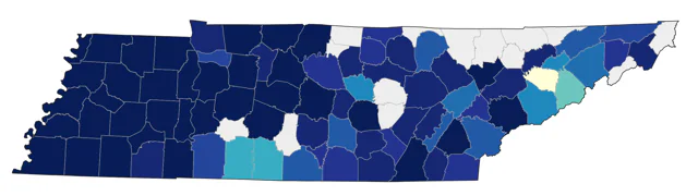 Mississippi Kite county map