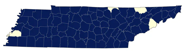 Purple Martin county map