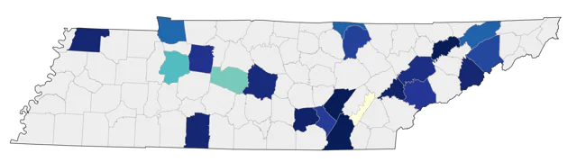 Ring-necked Pheasant county map