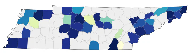 Rufous Hummingbird county map