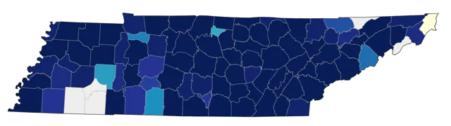 Sandhill Crane county map