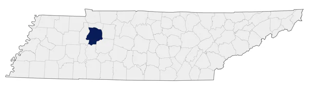 Southern Pochard county map