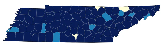 Swamp Sparrow county map
