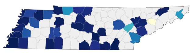 Upland Sandpiper county map