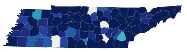 Veery county map