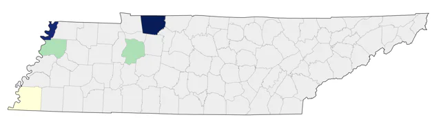 White-tailed Kite county map
