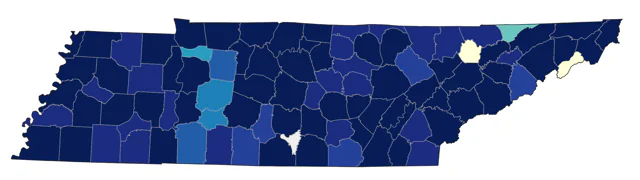 Wilson's Snipe county map