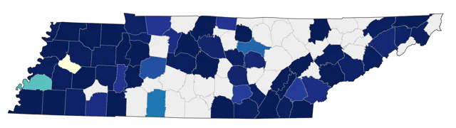 Yellow-crowned Night Heron county map