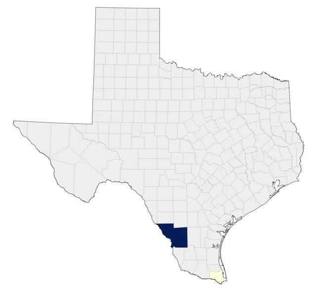 Amazon Kingfisher county map