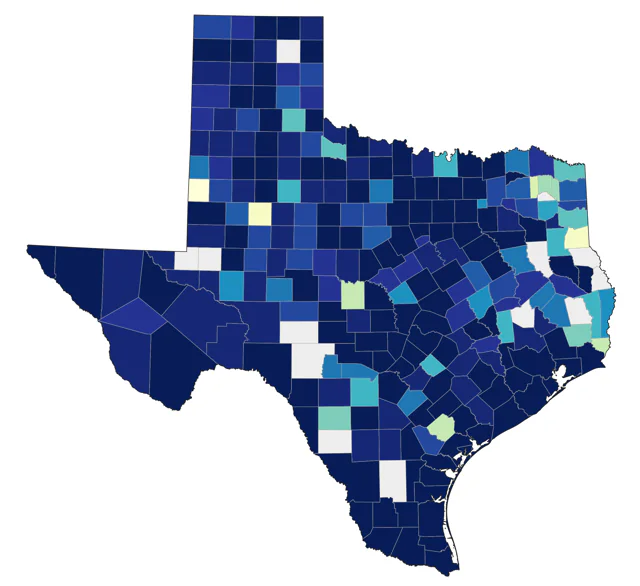 Baird's Sandpiper county map