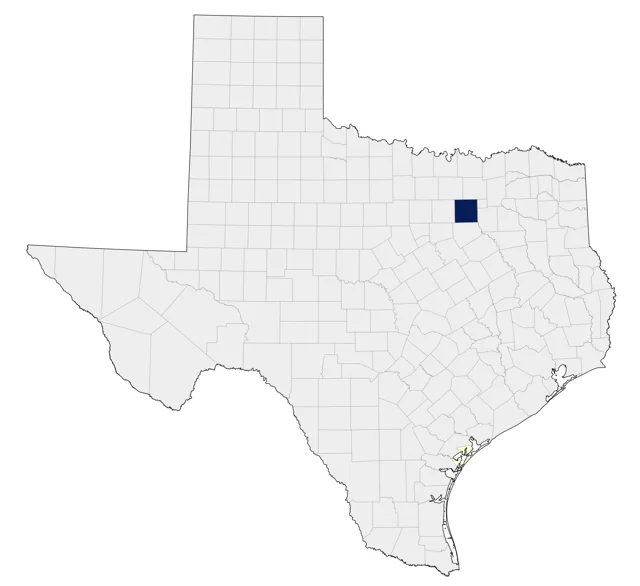 Black-necked Swan county map