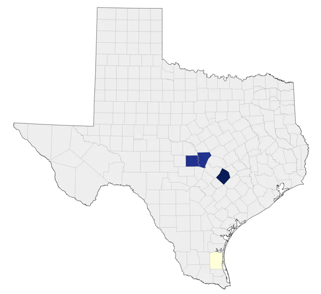 Blue-footed Booby county map