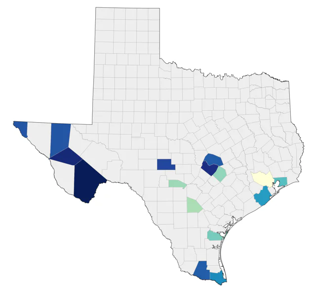 Blue-throated Mountain-gem county map