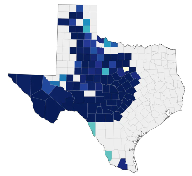 Canyon Wren county map