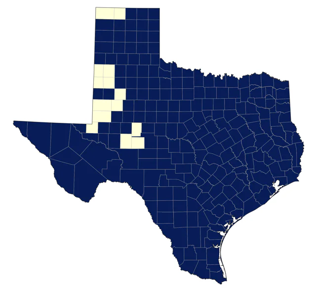 Cliff Swallow county map