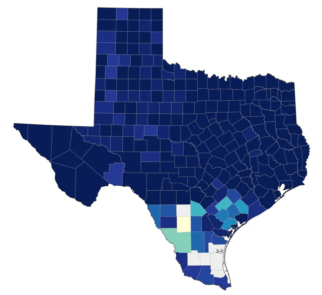 Dark-eyed Junco county map