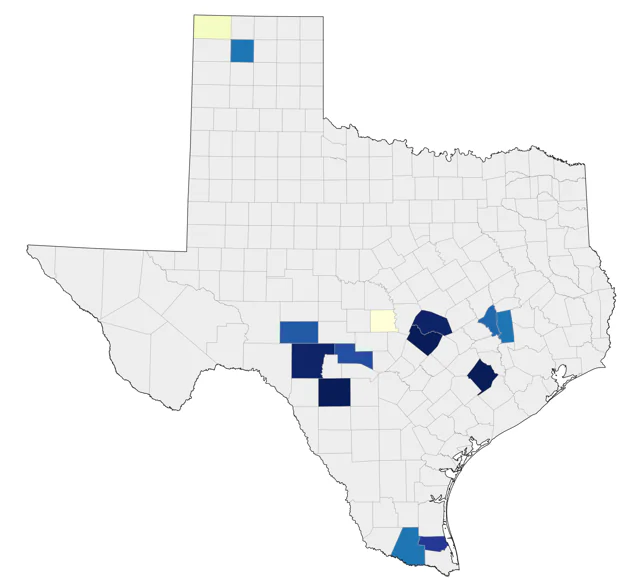 Emu county map