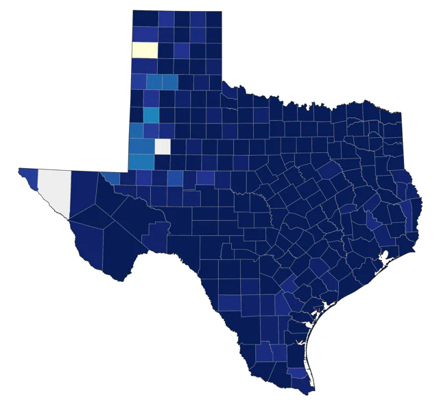 Field Sparrow county map