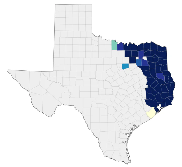 Fish Crow county map