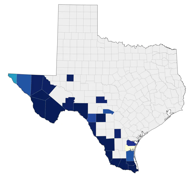 Gray Hawk county map
