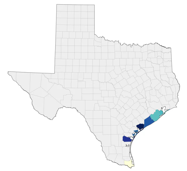 Greater Flamingo county map