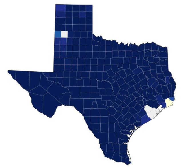 Greater Roadrunner county map