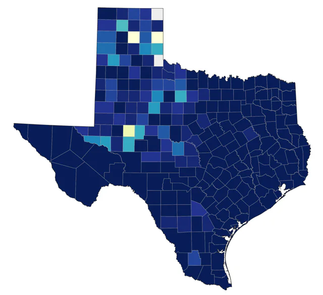 Hermit Thrush county map