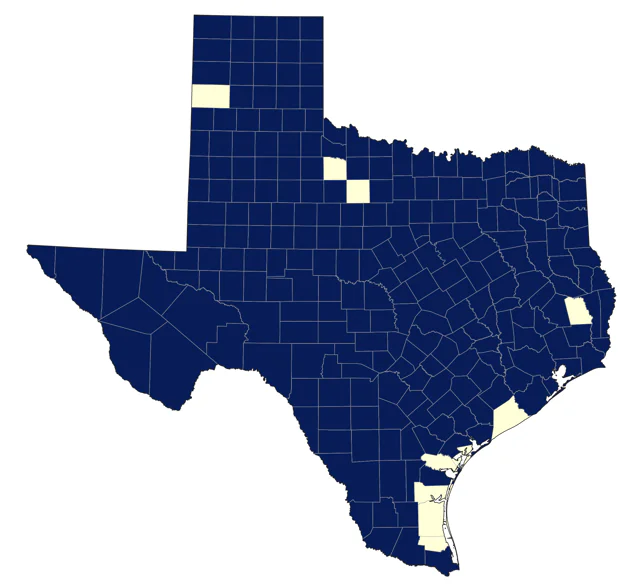 House Finch county map