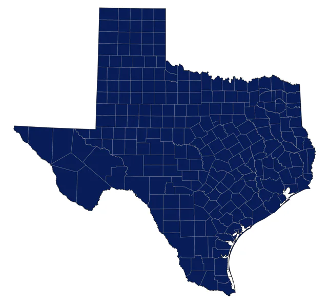 House Sparrow county map
