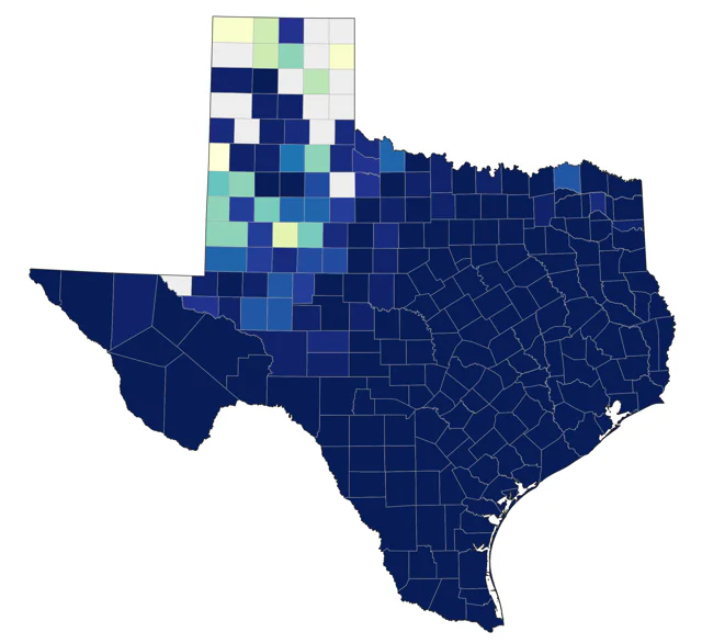 Inca Dove county map
