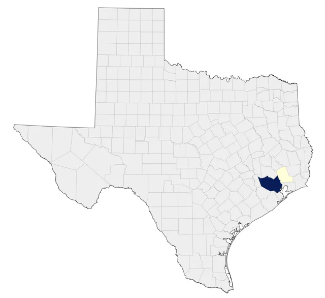 Ivory-billed Woodpecker county map