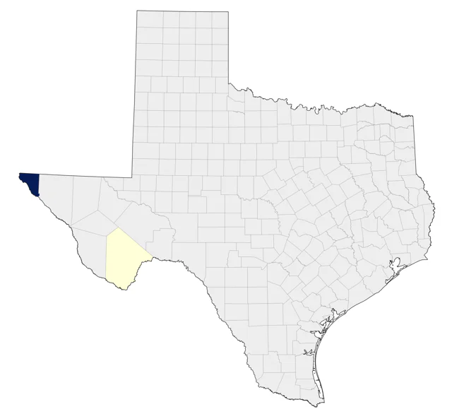 Military Macaw county map