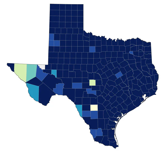 Mississippi Kite county map
