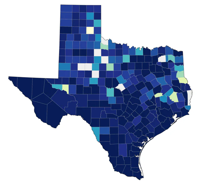 Olive-sided Flycatcher county map