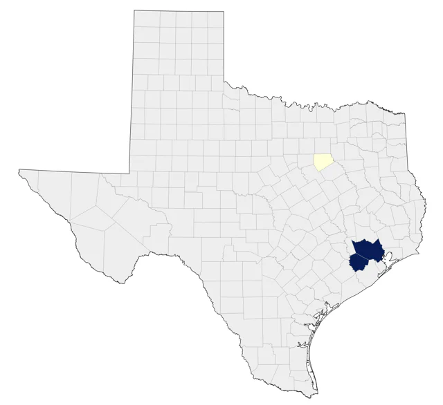 Pin-tailed Whydah county map