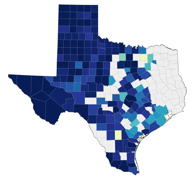 Prairie Falcon county map