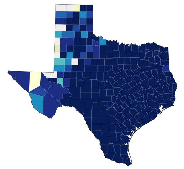 Purple Martin county map
