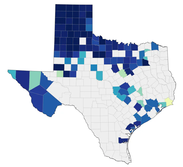 Rough-legged Hawk county map