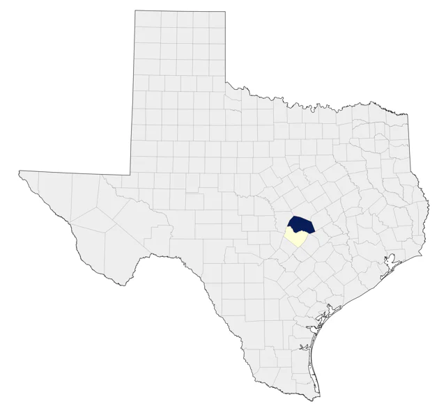 Saffron Finch county map