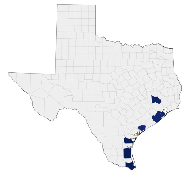 Scopoli's Shearwater county map