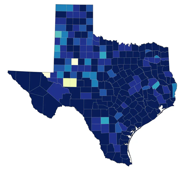 Sharp-shinned Hawk county map